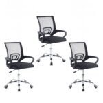 3 Pcs Office Chair Ergonomic Computer Chair - Image 2