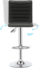 Bar Stools / Kitchen Counter Breakfast Chairs - Set of Two - Image 3
