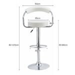 Bar Stools with Arms Set of 2 - Image 25
