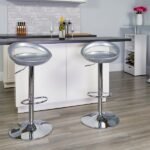 Barstool - Glossy Cutout Barstool with Gear Lift - Image 10