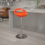 Barstool - Glossy Cutout Barstool with Gear Lift - Image 5