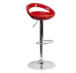 Barstool - Glossy Cutout Barstool with Gear Lift - Image 6