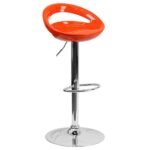 Barstool - Glossy Cutout Barstool with Gear Lift - Image 4