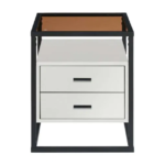 CT-828 Modern Bedside Table And Dual Drawers - Image 4