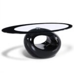 Coffee Tables - Tempered Glass - Black
