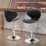Decorum & Co - Nordic Adjustable Bar Stool - Set of 2 - Image 3