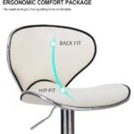 Decorum & Co - Nordic Adjustable Bar Stool - Set of 2 - Image 15