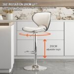 Decorum & Co - Nordic Adjustable Bar Stool - Set of 2 - Image 12