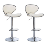 Decorum & Co - Nordic Adjustable Bar Stool - Set of 2 - Image 10