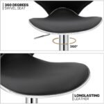 Decorum & Co - Nordic Adjustable Bar Stool - Set of 2 - Image 7