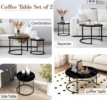 Decorum and Co - Luna Nesting Coffee Table Set - Image 4
