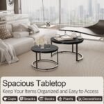 Decorum and Co - Luna Nesting Coffee Table Set - Image 5