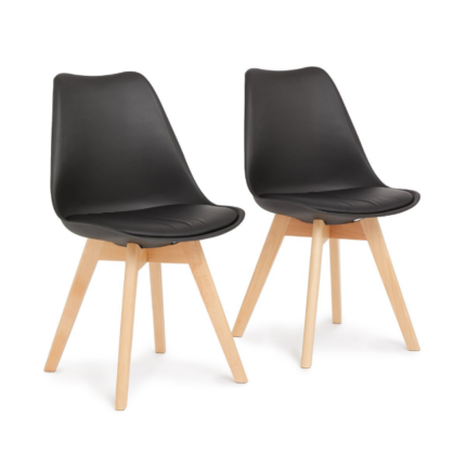 Dining Chair Set Of 2 - Black