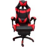 Ergonomic Gaming Chair with Footrest