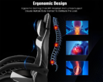 Ergonomic Gaming Chair with Footrest - Image 9
