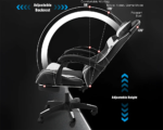Ergonomic Gaming Chair with Footrest - Image 8