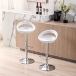 Height Adjustable Bar Stools/Kitchen Counter Chairs - Set of 2 - Image 34