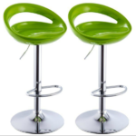 Height Adjustable Bar Stools/Kitchen Counter Chairs - Set of 2 - Image 6