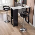 Height Adjustable Bar Stools/Kitchen Counter Chairs - Set of 2 - Image 4