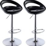 Height Adjustable Bar Stools/Kitchen Counter Chairs - Set of 2