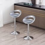 Height Adjustable Bar Stools/Kitchen Counter Chairs - Set of 2 - Image 33