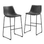 Kepa Faux Leather Barstool - Set Of 2