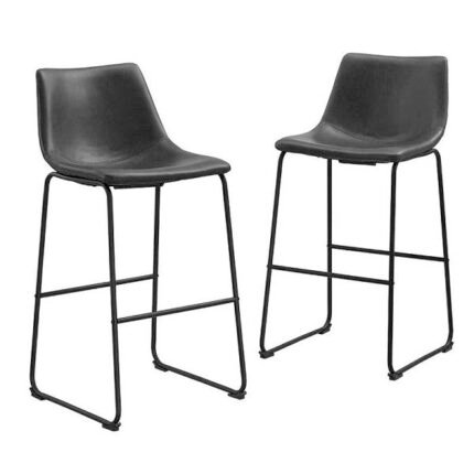 Kepa Faux Leather Barstool - Set Of 2