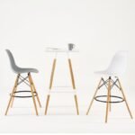 Modern Eiffel-Style Counter Bar Stools - Set of 2 - 25.5" - Image 9
