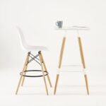 Modern Eiffel-Style Counter Bar Stools - Set of 2 - 25.5" - Image 17