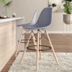 Modern Eiffel-Style Counter Bar Stools - Set of 2 - 25.5" - Image 12