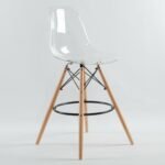 Modern Eiffel-Style Counter Bar Stools - Set of 2 - 25.5" - Image 7