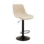 Modern Luxury Comfortable Swivel Bar Stool Chair Adjustable Height - Image 6