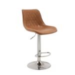 Modern Luxury Comfortable Swivel Bar Stool Chair Adjustable Height - Image 4