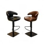 Modern PU Leather Bar Chair - Set of 2