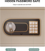 Modern Smart Bedside Table with Digital Safe Lock - Image 3