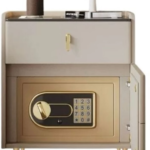 Modern Smart Bedside Table with Digital Safe Lock