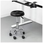 Modern and Adjustable Mini Bar Stool with Wheels -705 - Image 2