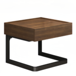 Nightstand Bedside Bedroom Table Side Storage Table With Drawer Silent