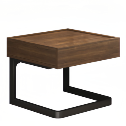 Nightstand Bedside Bedroom Table Side Storage Table With Drawer Silent