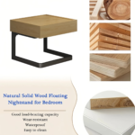 Nightstand Bedside Bedroom Table Side Storage Table With Drawer Silent - Image 10