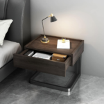 Nightstand Bedside Bedroom Table Side Storage Table With Drawer Silent - Image 7
