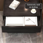 Nightstand Bedside Bedroom Table Side Storage Table With Drawer Silent - Image 6