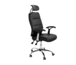 Reclining Office PU Leather Chair with Head and Arm rests