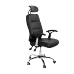 Reclining Office PU Leather Chair with Head and Arm rests