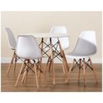 Round Coffee Table with 4 Chairs - Image 3