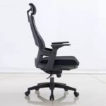 Mid-Back Executive Ergonomic Height Adjustable Office Chair - Black - Image 5