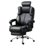 Executive Office Chair, High-Back Ergonomic Reclining Swivel Lumbar Support