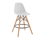 Modern Urban Kitchen Counter, Bar Stool with Wooden Legs