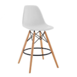Modern Urban Kitchen Counter, Bar Stool with Wooden Legs
