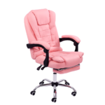 Ergonomic Executive Office Chair with Footrest, PU Leather - Image 4